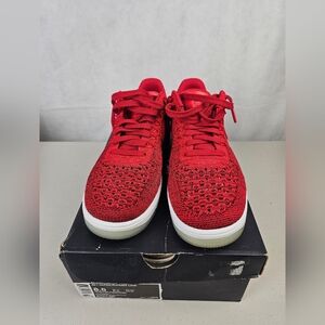 Size 8.5- Nike Air Force 1 Ultra Flyknit Mid University Red
